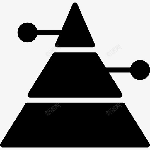 金字塔营销16填充图标svg_新图网 https://ixintu.com 填充 营销16 金字塔