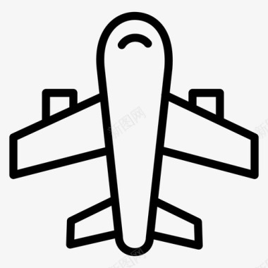 喷气式飞机飞机航空图标图标