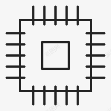 芯片计算机芯片计算机硬件图标图标