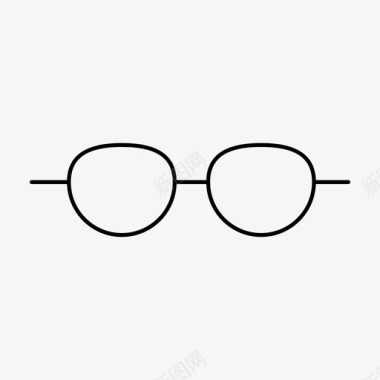 眼镜眼睛视觉图标图标