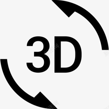 3d动作单色图标图标