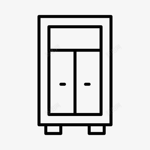 衣柜橱柜家具图标svg_新图网 https://ixintu.com 内饰 家具 家居 橱柜 衣柜