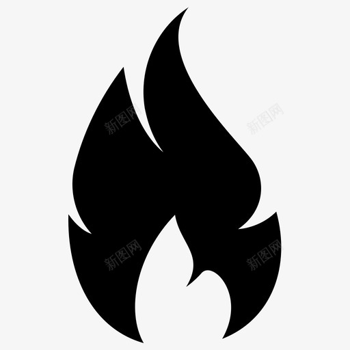 火焰燃烧灼热图标svg_新图网 https://ixintu.com 火焰 火焰雕文图标 灼热 燃烧