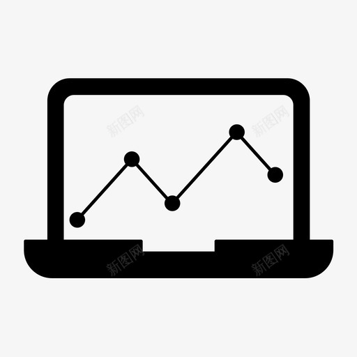 分析和统计图表计算机图标svg_新图网 https://ixintu.com 分析 分析和统计 图表 统计线图标 计算机