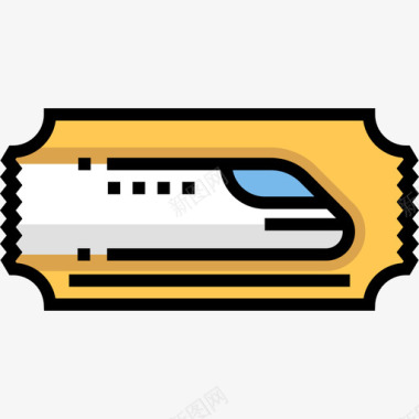 火车票旅行2线颜色图标图标