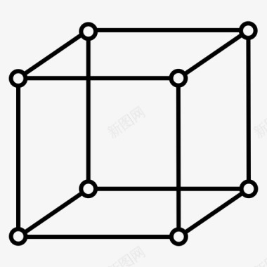 三维立方体三维建模图标图标