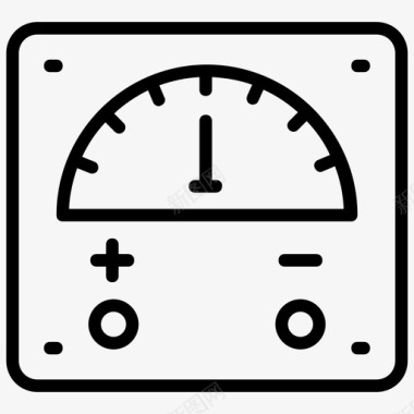 电压表电流表数字设备图标图标