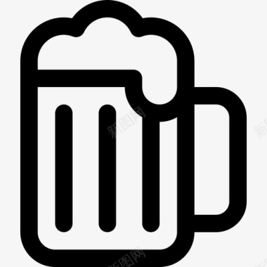 啤酒夏季7直系图标图标