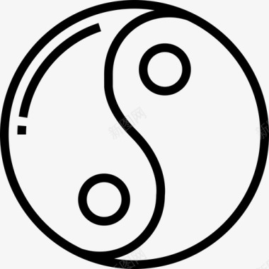 宝塔中国符号2直线图标图标
