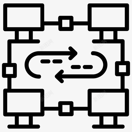 数据库共享在线存储共享文件图标svg_新图网 https://ixintu.com web存储 共享数据库 共享文件 在线存储 数据库共享 数据库行图标