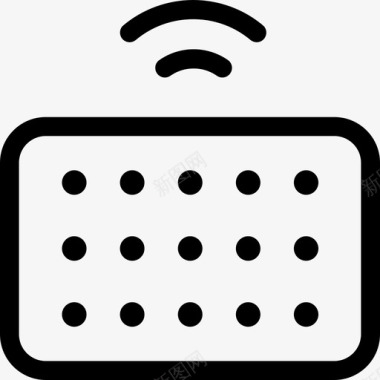 键盘无线设备图标图标