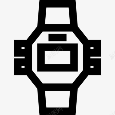 腕表80年代7直系图标图标