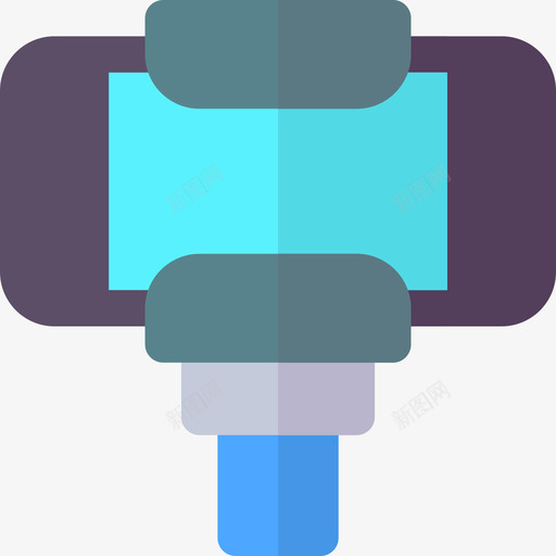 自拍棒夏季5号扁平图标svg_新图网 https://ixintu.com 夏季5号 扁平 自拍棒