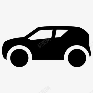 超小型汽车微型汽车经济型汽车图标图标