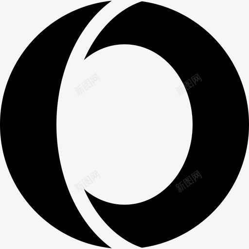 Opera浏览器6填充图标svg_新图网 https://ixintu.com Opera 填充 浏览器6