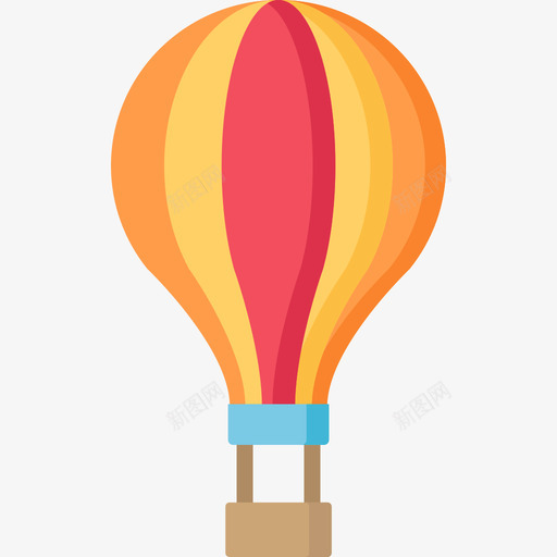 热气球海滩公寓图标svg_新图网 https://ixintu.com 公寓 海滩 热气球