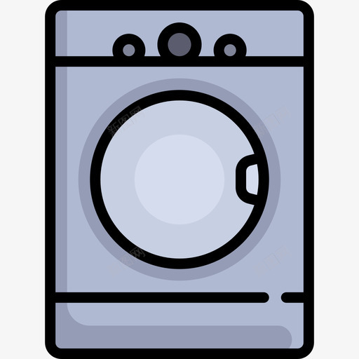 干衣机洗衣房洗涤5线性颜色图标svg_新图网 https://ixintu.com 干衣机 洗衣房洗涤5 线性颜色