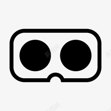 vr眼镜虚拟虚拟现实眼镜图标图标