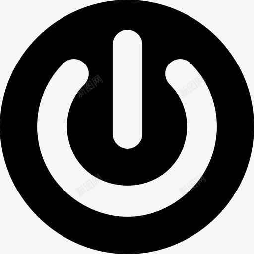 电源按钮webessentials2填充图标svg_新图网 https://ixintu.com webessentials2 填充 电源按钮
