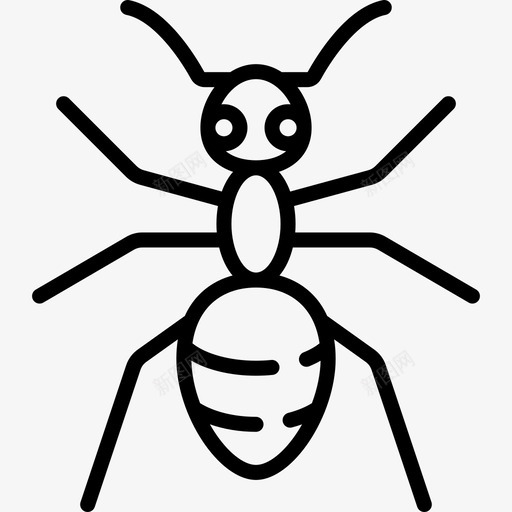 蚂蚁动物与自然3直系图标svg_新图网 https://ixintu.com 动物与自然3 直系 蚂蚁