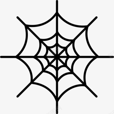 蜘蛛网恐怖万圣节图标图标