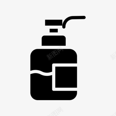 肥皂液清洁卫生图标图标