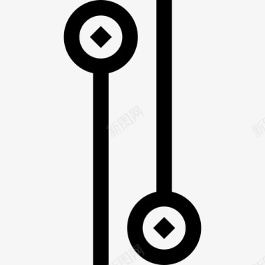 针缝纫7线状图标图标