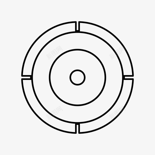 目标靶心焦点图标svg_新图网 https://ixintu.com 办公室 商业 射击 工作 技术 焦点 目标 靶心