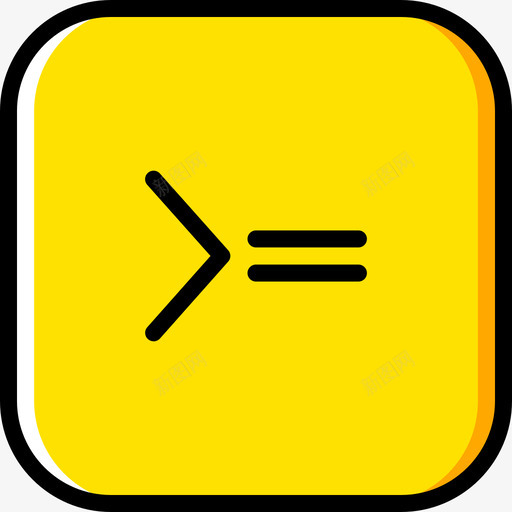 大于展开25黄色图标svg_新图网 https://ixintu.com 大于 展开25 黄色