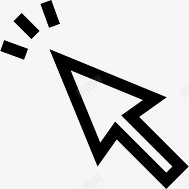 光标交互7线性图标图标