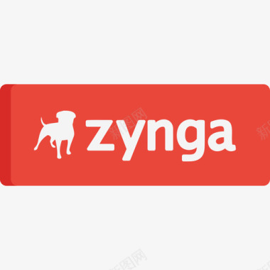 Zynga视频游戏徽标扁平图标图标