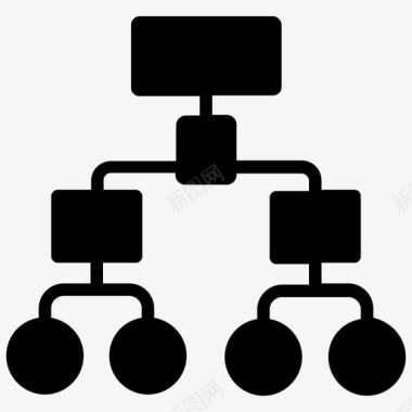 网络模型层次结构网络结构图标图标