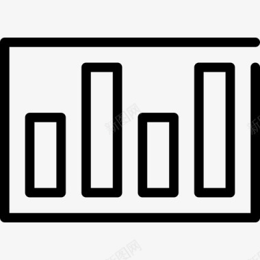 条形图业务82线性图标图标