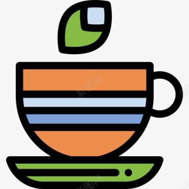 茶印度2原色图标图标