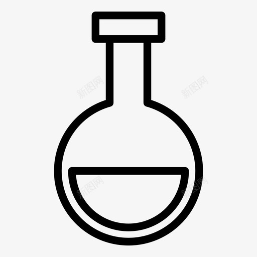 佛罗伦萨烧瓶化学实验室图标svg_新图网 https://ixintu.com 佛罗伦萨烧瓶 化学 实验室 教育 液体 科学