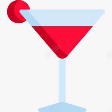 鸡尾酒食品和饮料11平淡图标图标