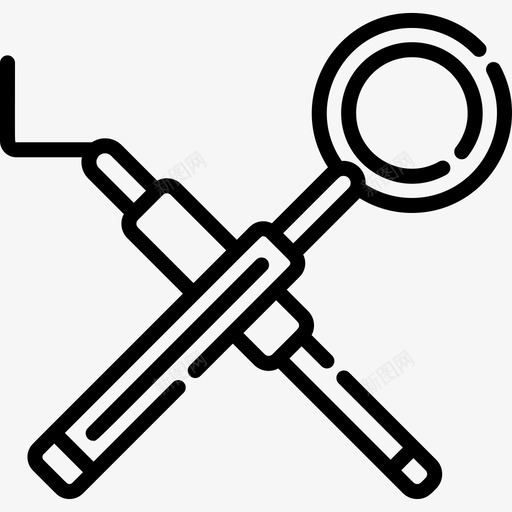 牙医牙科护理8线性图标svg_新图网 https://ixintu.com 牙医 牙科护理8 线性