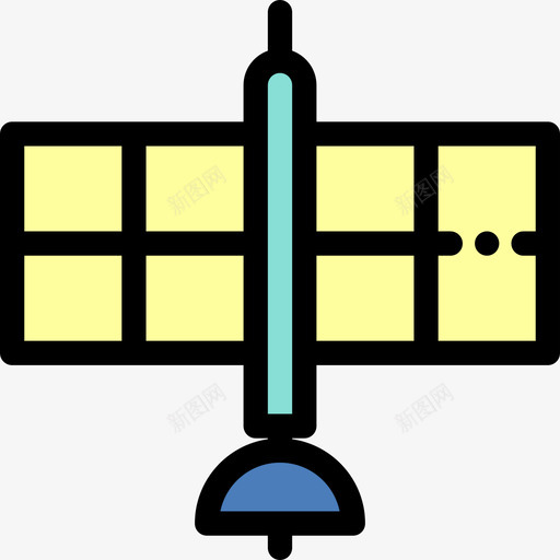 卫星宇宙20线性颜色图标svg_新图网 https://ixintu.com 卫星 宇宙20 线性颜色