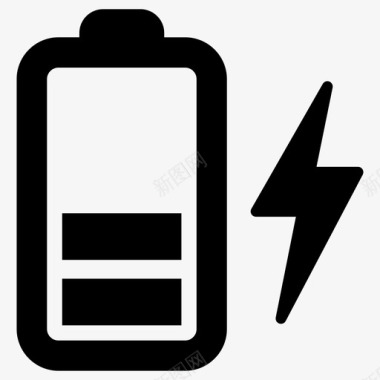 电池充电能量指示图标图标