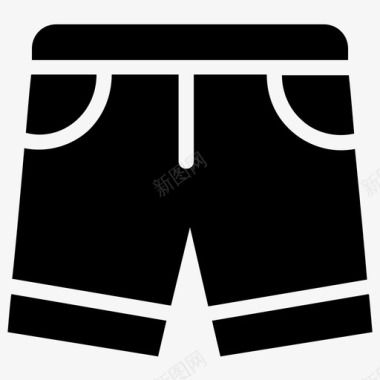 运动服半身裤运动裤图标图标