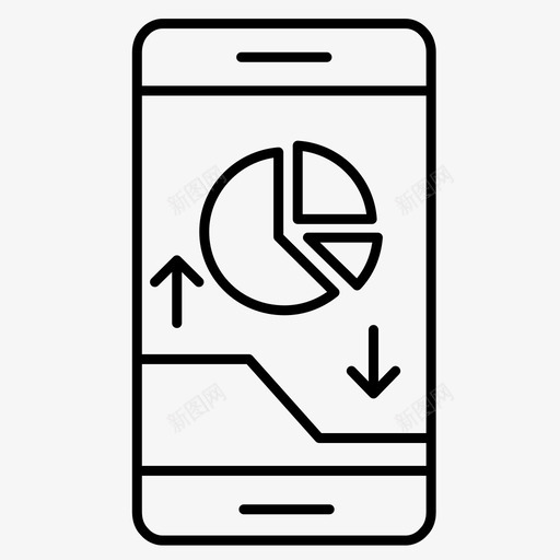移动应用程序分析数据图标svg_新图网 https://ixintu.com 业务策略 分析 报告 数据 移动应用程序