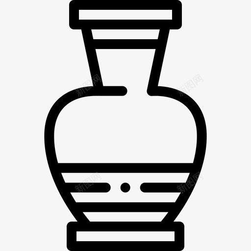 花瓶艺术工作室6线性图标svg_新图网 https://ixintu.com 线性 艺术工作室6 花瓶
