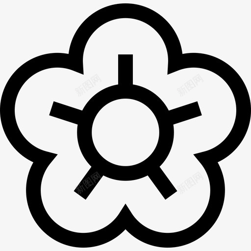 花健康spa3线性图标svg_新图网 https://ixintu.com 健康spa3 线性 花