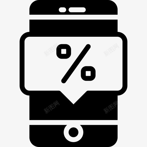 智能手机购物40填充图标svg_新图网 https://ixintu.com 填充 智能手机 购物40