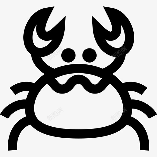 螃蟹自然18直系图标svg_新图网 https://ixintu.com 直系 自然18 螃蟹