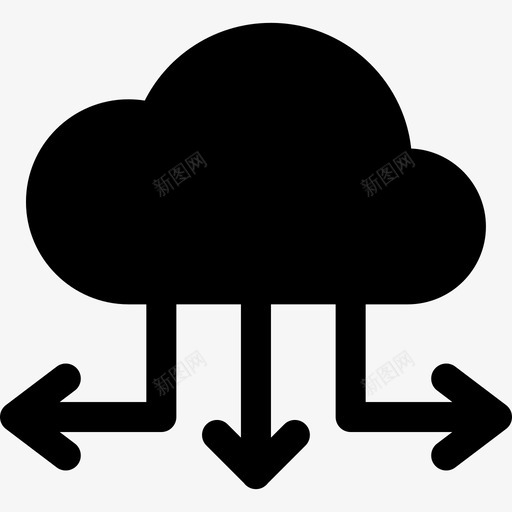 云计算数据库6已填充图标svg_新图网 https://ixintu.com 云计算 已填充 数据库6