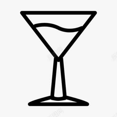 聚会用玻璃杯饮料餐具图标图标