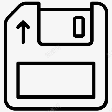 软盘软盘驱动器存储器图标图标