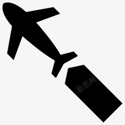 航空广告航空广告飞机飞机横幅图标高清图片