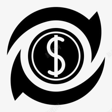 货币兑换银行汇率图标图标